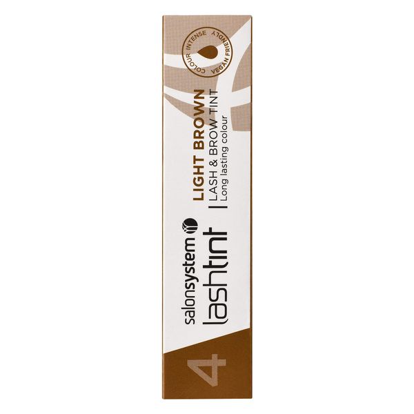 Salon System Lashtint Light Brown Lash and Brow Tint, 15 ml, 0227210