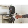 Compact Tripod with Extendable Height for Use with Line Lasers, Point Lasers, an