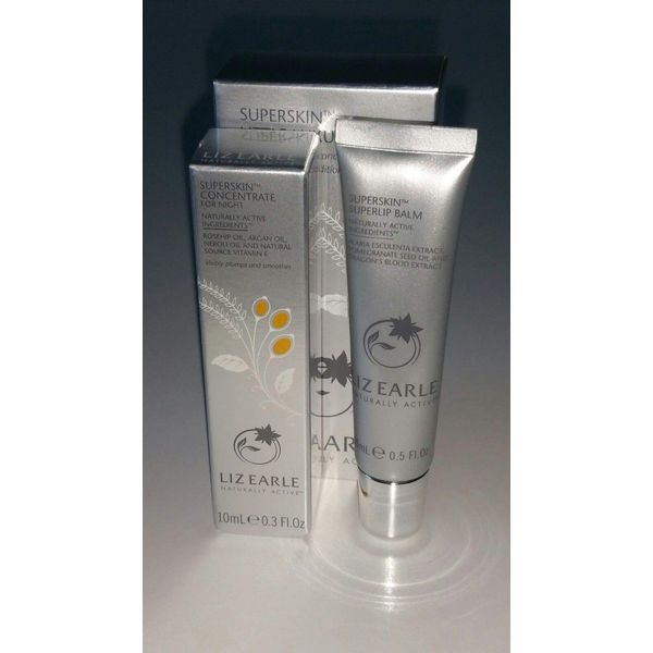 Liz Earle Superskin Little Luxuries Duo - Superskin Concentrate for Night 10ml & Superskin Superlip Balm 15ml