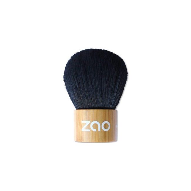 ZAO Kabuki Makeup Powder Brush Made of Bamboo for Natural Cosmetics