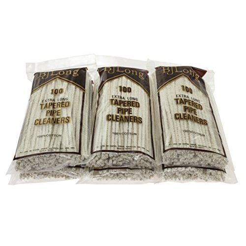 BJ Long Extra Long Tapered Pipe Cleaners 100 Count - 6 Pack TP-1421