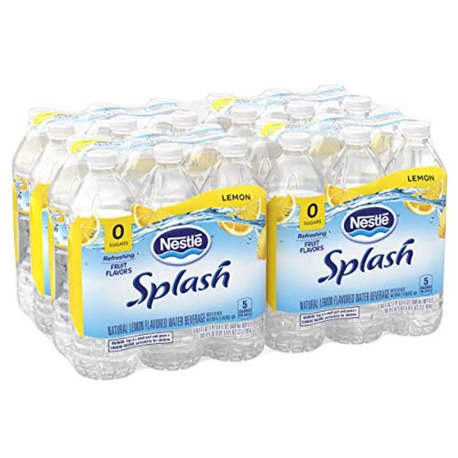 Splash Blast, Raspberry Flavor Water Beverage, 16.9 Fl Oz Plastic