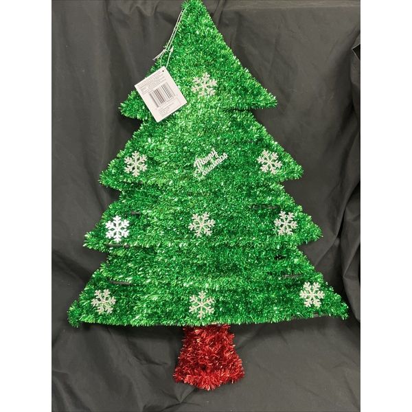 Christmas Tree Christmas Tinsel Decoration 16” X 24”