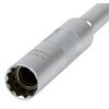 Sealey 14mm 3/8" Sq Drive 12-Point Spark Plug Socket with Universal Joint & Extension - AK6575