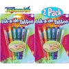 Toysmith Ink-a-Do Shimmery Tattoo Pens Bundle - 2 Pack