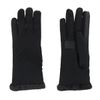 Isotoner Women's Touchscreen Chevron Winter Glove with Microluxe Lining, Small/Medium, Black