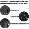 Flame Retardant Tool Kit with Replacement Probe Tip Hole, Water Repellent, Black