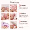 Danni & TONI Ref.3531Happy-Go-Lucky Gel Nail Stickers, Cured, Round French Nails, Short Nails, Long Lasting, Odorless, Waterproof, SGS Certified, Safe, Easy for Beginners, Self-Gel Nails, 28 Stickers, Pink