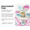 Sunbasil Soap Easter Chicks Soap Gift Set. Basket Stuffers for Kids (Yellow)