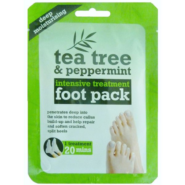 Tea Tree and Peppermint Deep Moisturising Pack (1x Foot Pack and 1x Hand Pack)