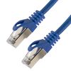 Network Cable S/FTP PIMF Cat 7 1.00 m Blue Patch Cable Gigabit Ethernet LAN DSL CAT7 Cable
