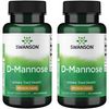 Swanson D-Mannose 700 mg 60 Caps (2 Pack)