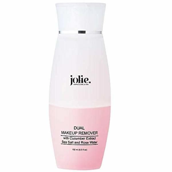 Jolie Dual Makeup Remover W/Cucumber Extract Sea Salt and Rose Water 6.5 oz.