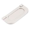 Sourcingmap Cupboard Drawer Metal Flush Mount Door Pull Handle Silver Tone 2pcs