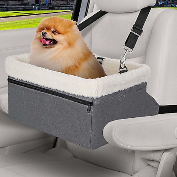 UNICITII Dog Car Seats for Small Dogs-Elevated Pet Dog Booster Seat for DogRa...