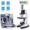 52pc 120X-1200X Starter Compound Microscope Portable Science Kit for Kids School
