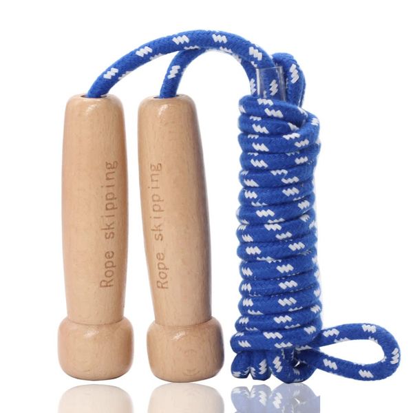 Nawatobi Jumping Rope for Children Jumping Rope Wooden Grip Length Adjustable For Adults, see detail page, see detail page