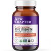 New Chapter Calcium Supplement - Bone Strength Organic Calcium with Magnesium, Vitamin D3+K2, 70+ Trace Minerals for Bone Health, Gluten Free, Easy to Swallow - 60 Slim Tablets