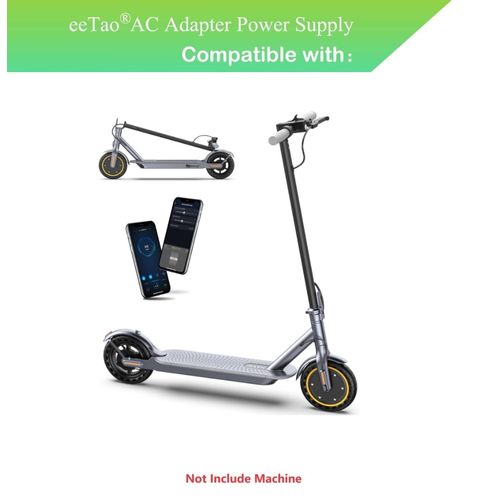 eeTao 42V 2A AC/DC Adapter Charger Compatible Navic T7 350W Folding Commute Electric Scooter 36V Lithium-ion Battery 42VDC 42.0V Fasting Charging Power Supply Cable Cord PSU