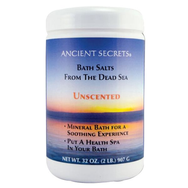 Dead Sea Bath Salts  Unscented 2 Lbs By Ancient Secrets