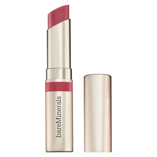 bareMinerals Bare Mineralist Dewey Lip Balm Affection, 0.1 oz (3 g), Finish Your Adult Face with Sweetness, Dusty Pink