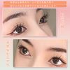 Individual Cluster Type Natural False Eyelashes 12mm D Curl Partial Eyelashes Dense Extension Souten Long Point Fit