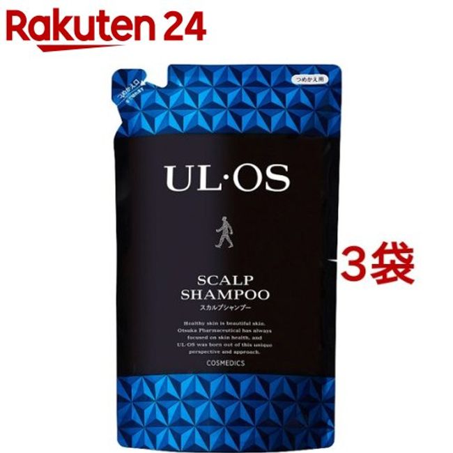 ULOS (UL・OS) Medicated Scalp Shampoo Refill (420ml*3 bags set) [p4q] [UL・OS]