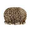 1 Piece Shower Cap Reusable Bath Cap, Double Thickening Waterproof Shower Cap (Leopard Print)