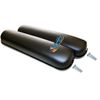 Black Padded Waterfall Armrest - Desk Length