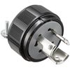 Panasonic WF6315 Hook Cap Grounding 2P Black Pack of 5