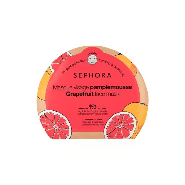 Face Sheet Mask Kağıt Yüz Maskesi Grapefruit