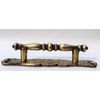 70’s MCM Mid Century Modern Brass Drawer Pull Cabinet Handle 3"centers