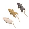 Spot 52084 3.5" Wool Mouse Willie With Catnip Cat Toy Assorted Colors