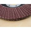 Faithfull Sanding Flap Disk Aluninium Oxide 80 Grit (Medium) 115mm (4.5") For Angle Grinders