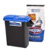 Charcoal Storage Dispenser Container Holder BBQ Grill Caddy Bin RV Tailgate 8Gal