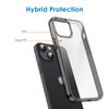 JETech Case for iPhone 13 6.1-Inch, Shockproof Bumper Cover, Anti-Scratch Clear Back (Black)