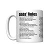 CJ Artisans NCIS Gibbs' Rules Coffee Mug (All 38 Rules)