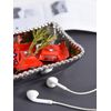 Pampa Bay Silver Titanium Finish Porcelain Rectangular Dish, 7-inch Length