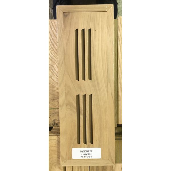 Hickory Hardwood Floor Vent 2-1/4" x 12"