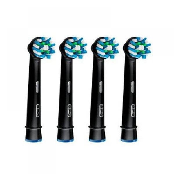 Oral-B CrossAction Brushes - Black (Pack of 4)