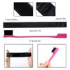SAVITA 2pcs Elastic Bands for Wigs Edges, Black Elastic Band for Wigs Elastic Band for Lace Wig Elastic Wig Strap Lace Wig Grip Band with 2pcs Wig Edge Brush