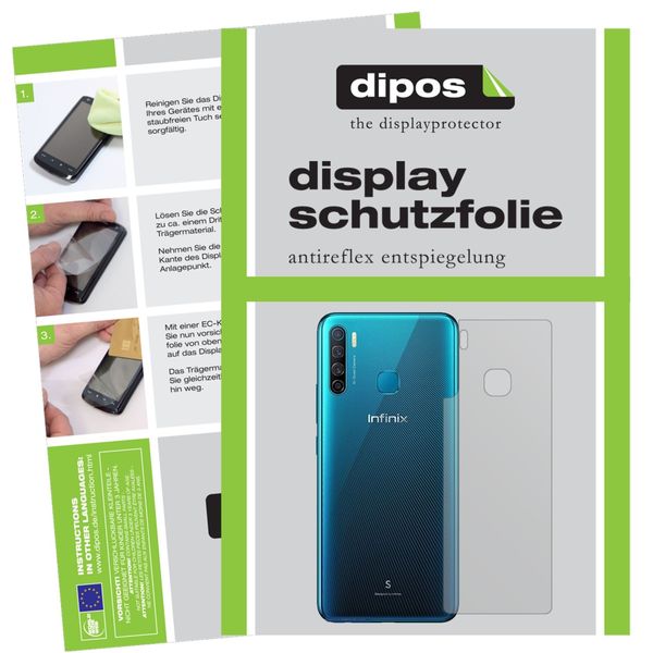 5x Screen Protector for Infinix S5 back Protection Anti Glare dipos