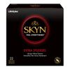 SKYN Extra Studded Condoms Non-Latex Ultra Thin Natural Feel with SKYNFEEL Technology 22 Count Box