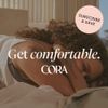 Cora Ultra Thin Organic Bladder Liners | Incontinence & Postpartum Pads for Women | Panty Liners for Bladder Leaks | Breathable Cotton (144 Long Liners)