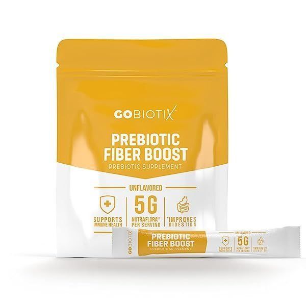 Gobiotics Prebiotic Fiber Supplement - Gut Health Digestive Regularity Support - Women + Men Soluble Powdered Fiber Supplement - Gluten Free Sugar Free Keto Vegan (Travel), Unflavored, 3.80 Ounce (Pack of 1)