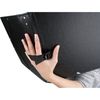 Pro Tec FSA1E Deluxe Choral Folder with Elastic String Dividers & Adjustable Hand Strap, Black