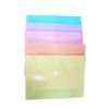 100 X Clear Document Wallets and 100 X Pastel Document Wallet Assorted Colours Plasstic Folder with Stud Button Closure for Office School and Paper Work