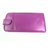 Unisex Soft Real Leather Glasses Case (Purple)