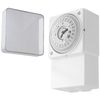 SPARES2GO 24 Hour Surface Mounting Timeswitch Timer Switch