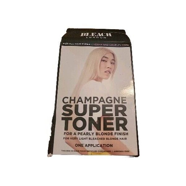 Bleach London Champagne Super Toner For A Pearly Blonde Finish Box Damaged
